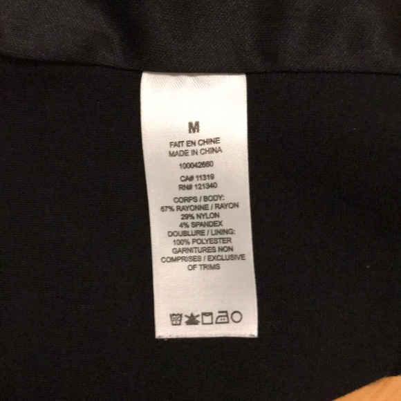 🍒3/$30 NWOT Dynamite black strapless/tube top. - Picture 4 of 4